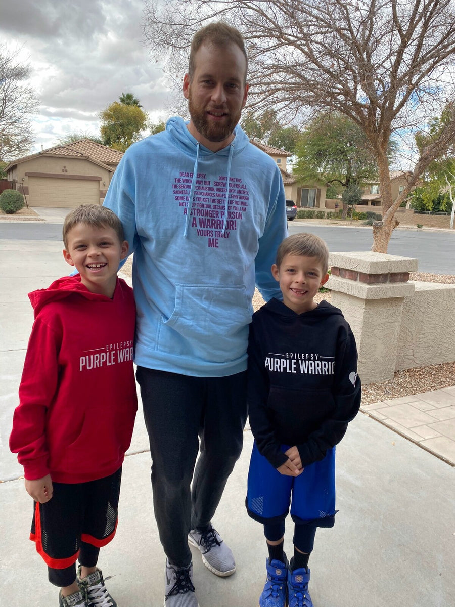 Community members wearing Epilepsy Shop clothing