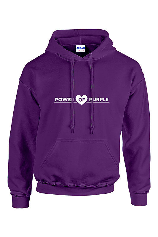 Power Of Purple Hooded Sweatshirt